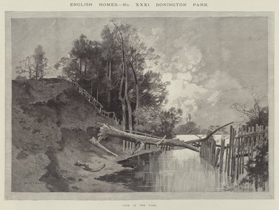 Parque de Donington, vista no parque de Charles Auguste Loye